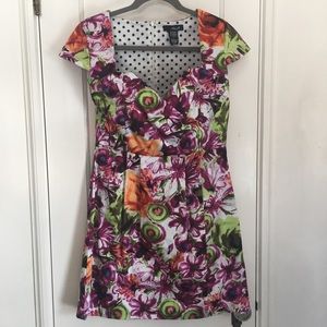 ModCloth Floral Dress Tea/f